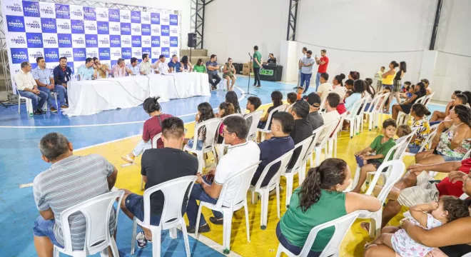 7ª edição do programa “Câmara com o Povo”, no bairro Palmeirinha, em Juazeiro do Norte.