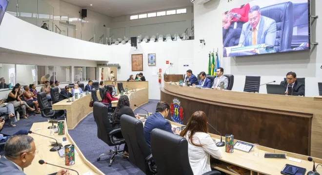 Na audiência, a Cagece forneceu explicações principalmente sobre falhas no abastecimento de água | Foto: Guto Vital/ Miséria/M1