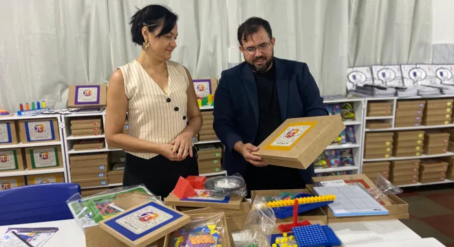 Secretária de Educação de Várzea Alegre, Fábia Oliveira.