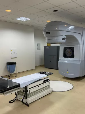 Acelerador Linear do Hospital Maternidade São Vicente de Paulo.