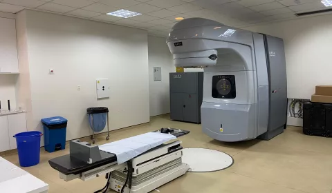Acelerador Linear do Hospital Maternidade São Vicente de Paulo.