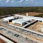 Visão aérea das obras da URCA campos sales.
