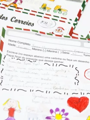 cartinhas da Campanha Papai Noel dos Correios