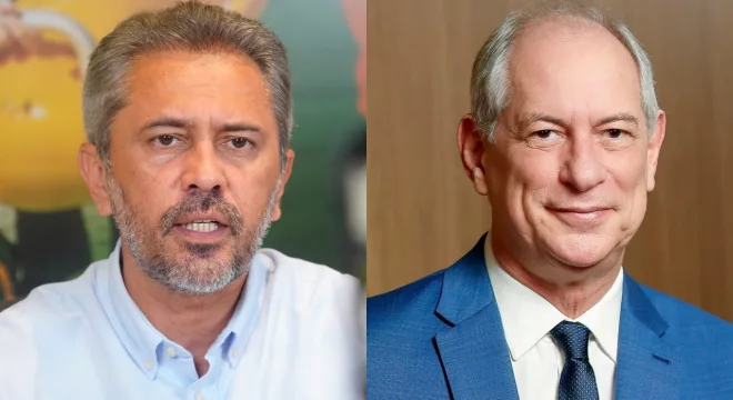 Elmano de Freitas e Ciro Gomes | Fotos: Reprodução