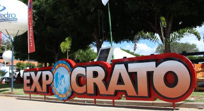 Letreiro da Expocrato