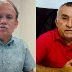 Marcone Tavares, prefeito de Aurora, e o presidente da Câmara, Osasco Gonçalves