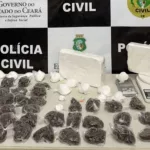 , o suspeito já responde pelos crimes de tráfico de drogas e roubo.