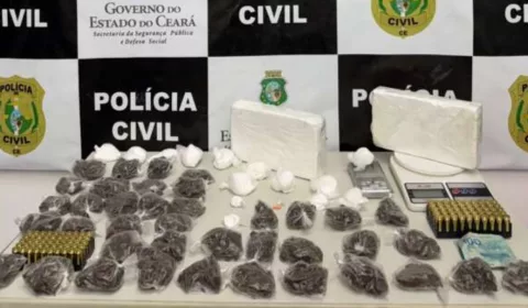 , o suspeito já responde pelos crimes de tráfico de drogas e roubo.