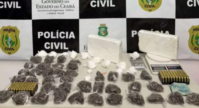 , o suspeito já responde pelos crimes de tráfico de drogas e roubo.