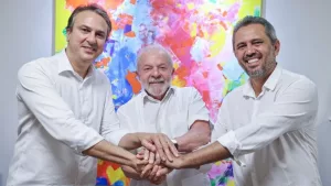 Lula, Camilo e Elmano