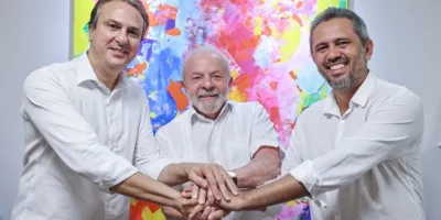 Lula, Camilo e Elmano