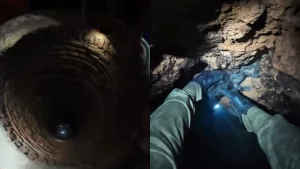 Animal resgatado de poço de 10 metros em Juazeiro do Norte.