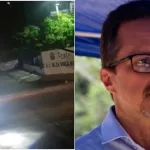 troca de tiros entre policiais e bandidos no crato, em 15 de janeiro de 2026. ao lado a foto de andré barreto, prefeito da cidade.