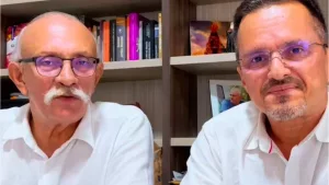 Dr Leitão e André Barreto, vice-prefeito e prefeito do Crato.