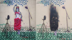 mural em homenagem a telma saraiva