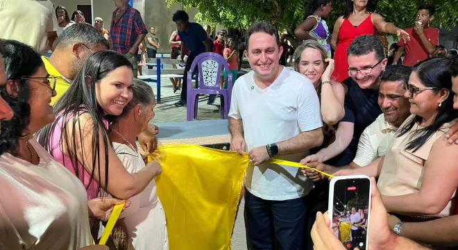 Inauguração da Praça Damião do Nascimento, localizada no Distrito do Quimami, em Missão Velha.