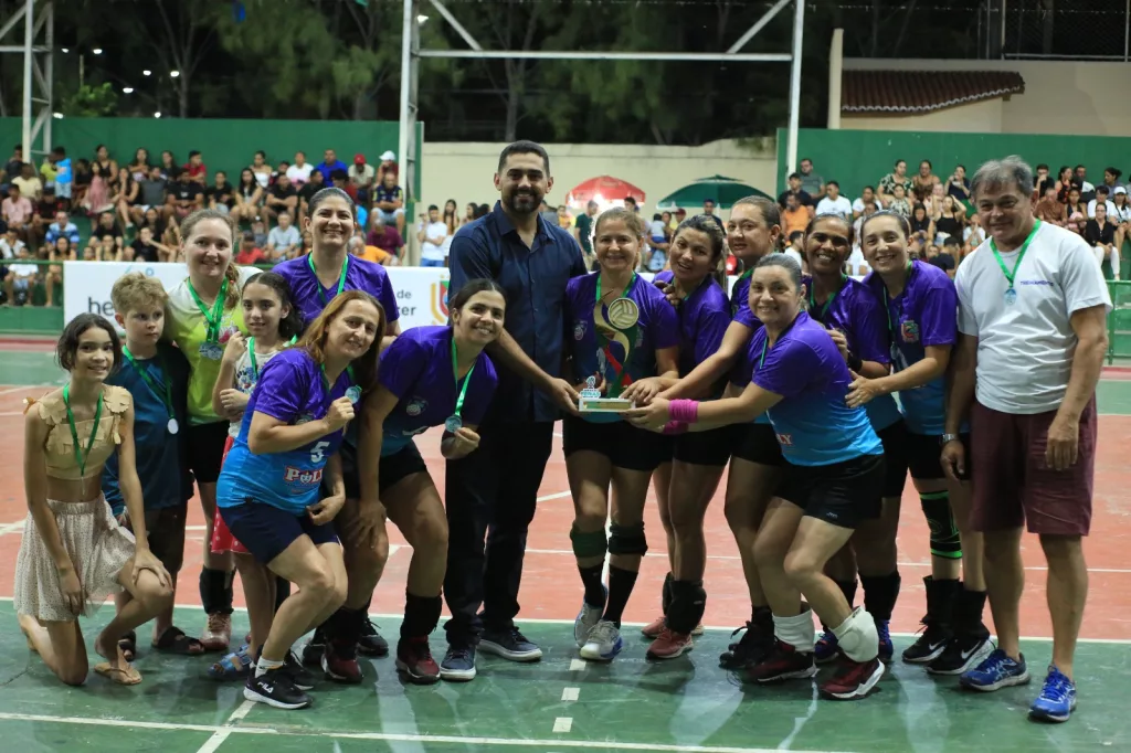 Time vencedor do Jogos de Férias, em Varzea Alegre.