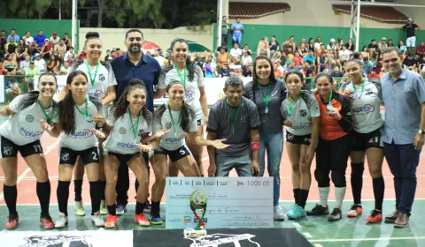 Time vencedor do Jogos de Férias, em Varzea Alegre.