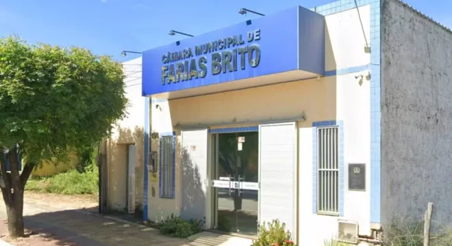 Sede da Câmara de Farias Brito.