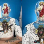 David Bertassi prestou uma homenagem ao Cão Orelha