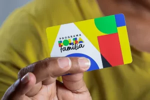 Cartão Bolsa Família.