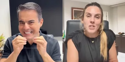 Capitão Wagner e Jade Romero