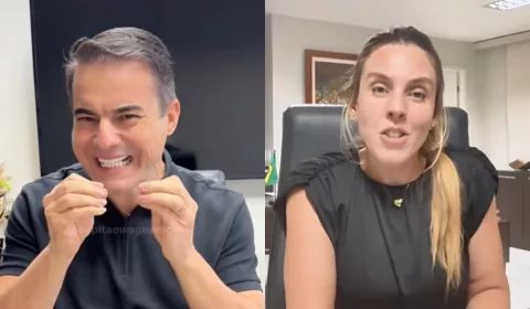 Capitão Wagner e Jade Romero