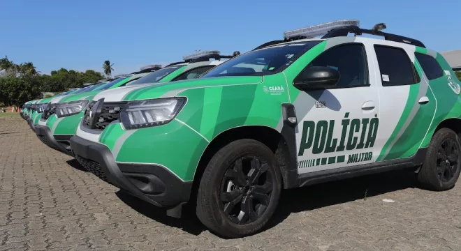 Viatura blindada da Policia Militar do Ceará.