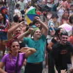 Carnaval 2026 em Fortaleza. Foliões curtindo o Carnaval.