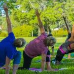 Aula de Yoga no Parque
