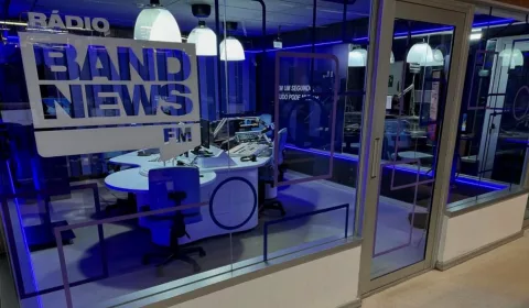 Estúdios da BandNews FM em Brasília | Foto: Reprodução/ Instagram