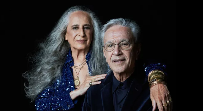 Caetano Veloso e Maria Bethânia.