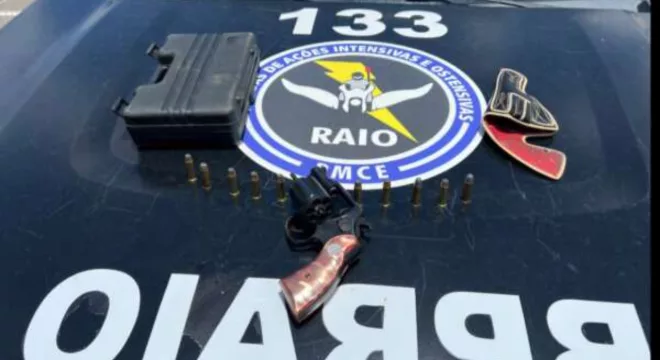 CPRAIO apreende arma de fogo e prende suspeito em Missão Velha
