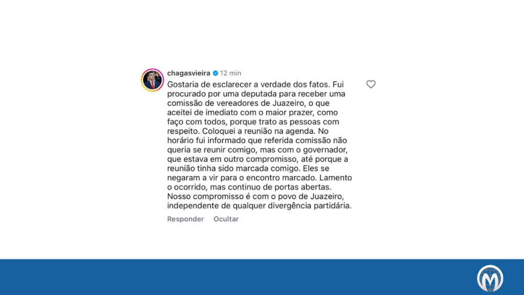 resposta chagas vieira