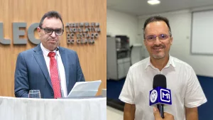 Pedro Lobo (PT), suplente de deputado estadual, e André Barreto (PT), prefeito do Crato.