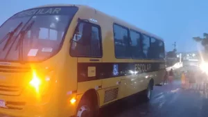 Ônibus Escolar acidente em Nova Russas.