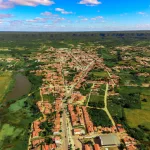 vista aerea da cidade de salitre