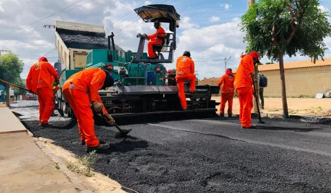Pavimentação asfáltica em Salitre