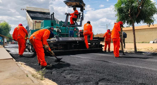 Pavimentação asfáltica em Salitre