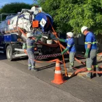 mais de 60 toneladas de resíduos já foram retiradas da rede coletora