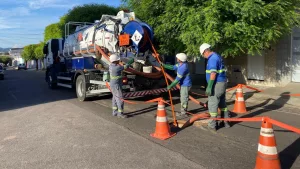 mais de 60 toneladas de resíduos já foram retiradas da rede coletora