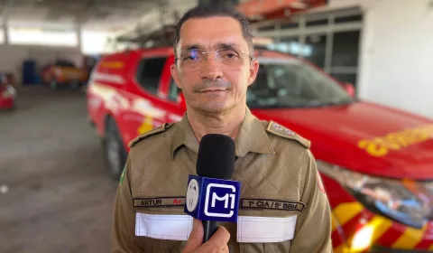 Major Artur Graça, do Corpo de Bombeiros do Cariri