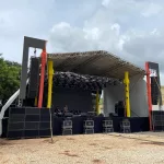 preparação palco carnaval do crato