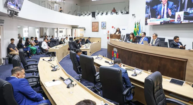 Plenário da Câmara Municipal de Juazeiro do Norte | Foto: Aerlon Avelino