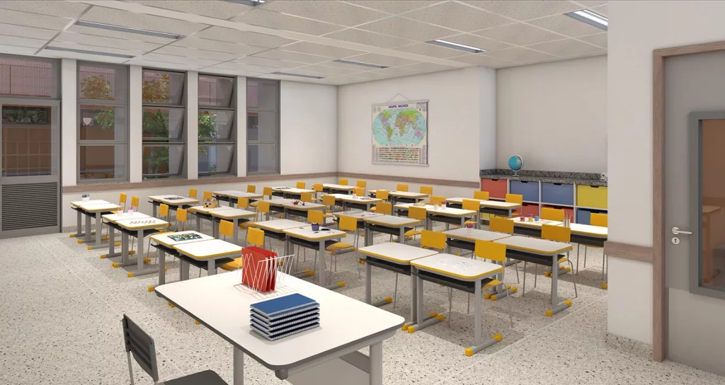 Projeto da escola de tempo integral da comunidade do Sítio Pau D'Arco, em Salitre.