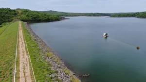 Açude Olho d’Água, em Várzea Alegre, no Cariri.