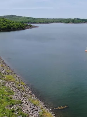 Açude Olho d’Água, em Várzea Alegre, no Cariri.