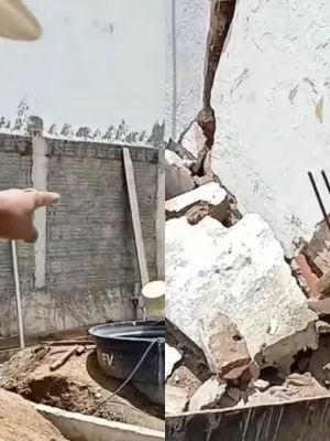 presidente da Câmara, vereador Osasco Gonçalves (PT), informou que o desabamento ocorreu no espaço onde funciona o arquivo da Casa