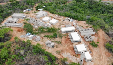 Obras do Cetras Cariri, no Crato.