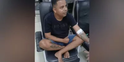 Marlisson Lopes Morais, chefe do Comando Vermelho em Juazeiro do Norte, foi preso ao buscar atendimento em hospital para tratar crise de pedras nos rins. — Foto: Reprodução